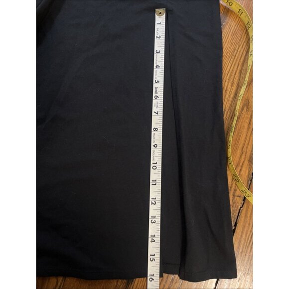 NWT Loft Modern Jersey Racerback Fitted Bodycon Maxi Black Dress Medium - Picture 8 of 8